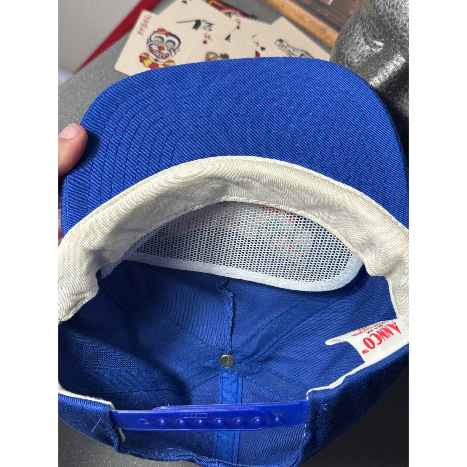 Vintage Florida Gators ANNCO Snapback Hat 90s NCAA Albert Logo Made Taiwan Blue
