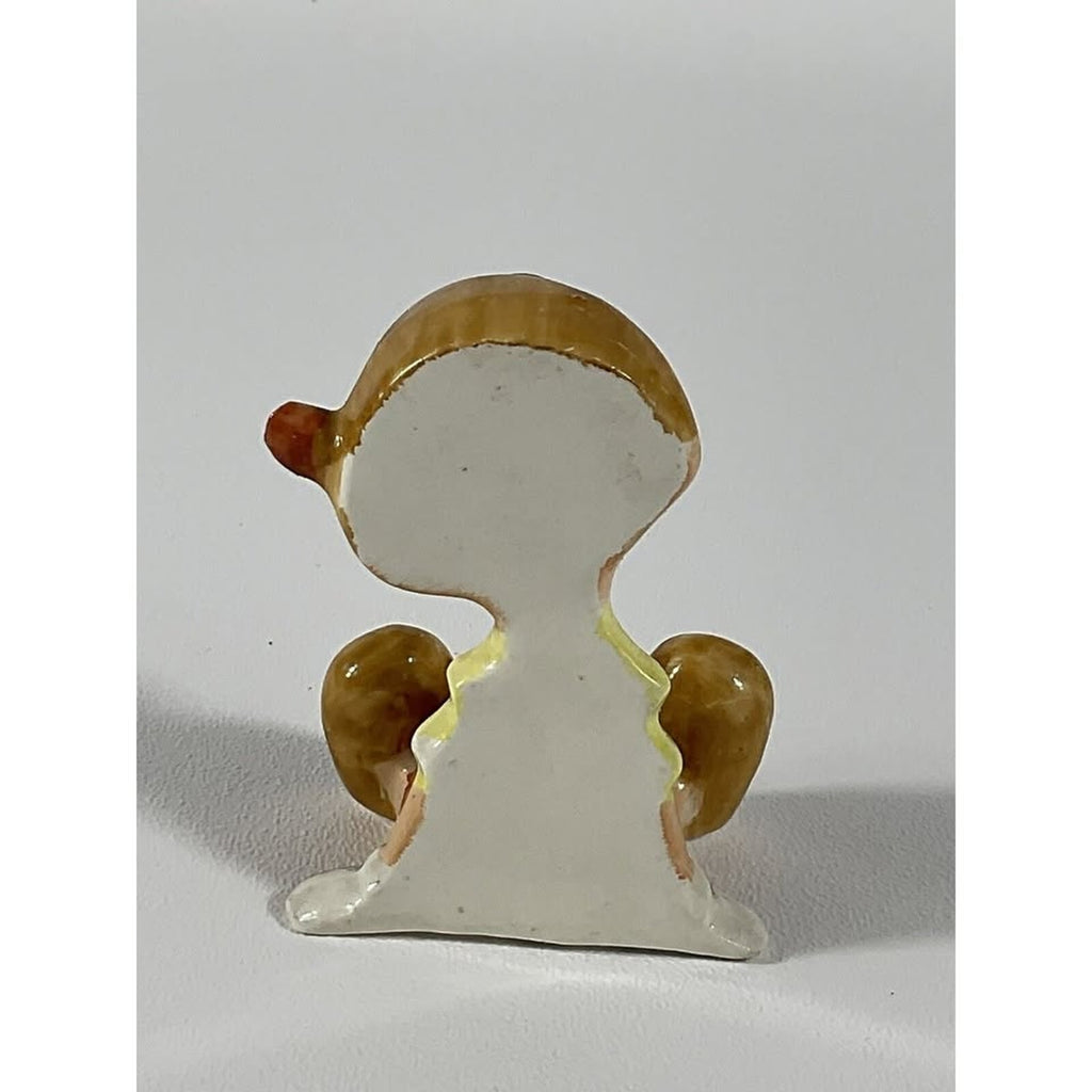 Rare 1950s Walt Disney Pinocchio Ceramic Shelf Sitter Japan 3” Hand Painted