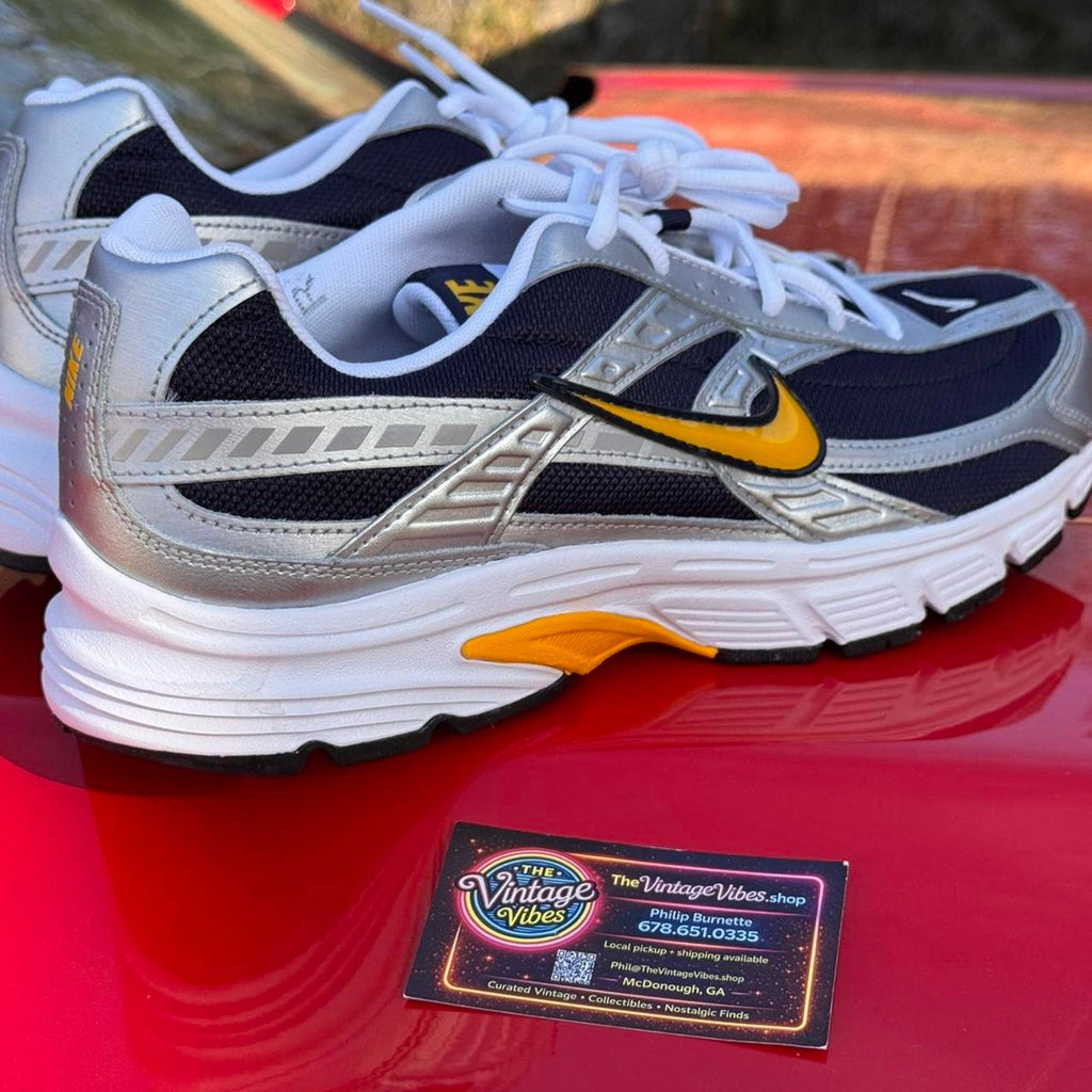 Nike Initiator Obsidian Metallic Silver White Team Gold Running Shoes Men’s 11