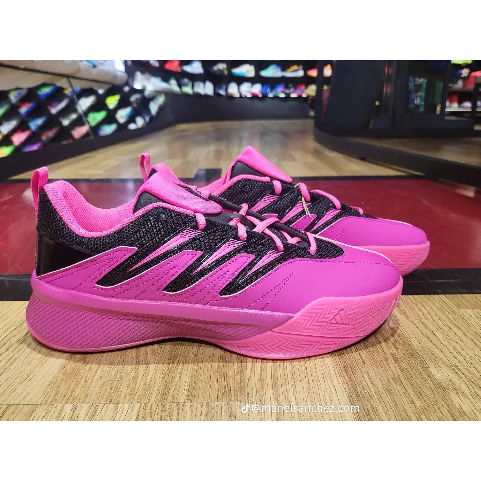Adidas Dame Certified 3 Pink Black Basketball Shoes New Men 8.5 Women 9.5