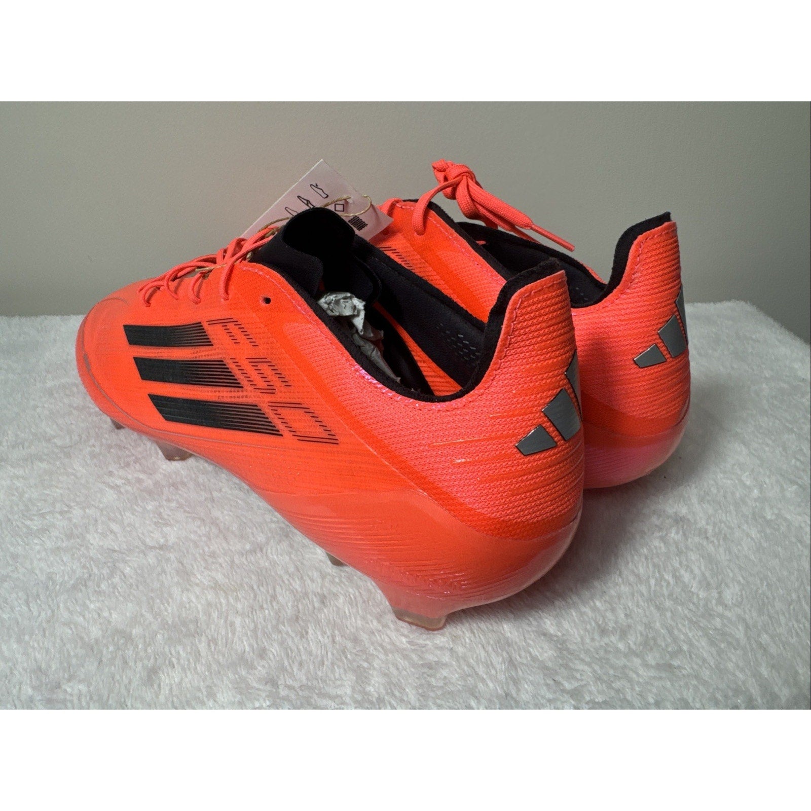 Adidas F50 Elite FG Soccer Cleats Speed Boots Bright Red Black Size 13 New