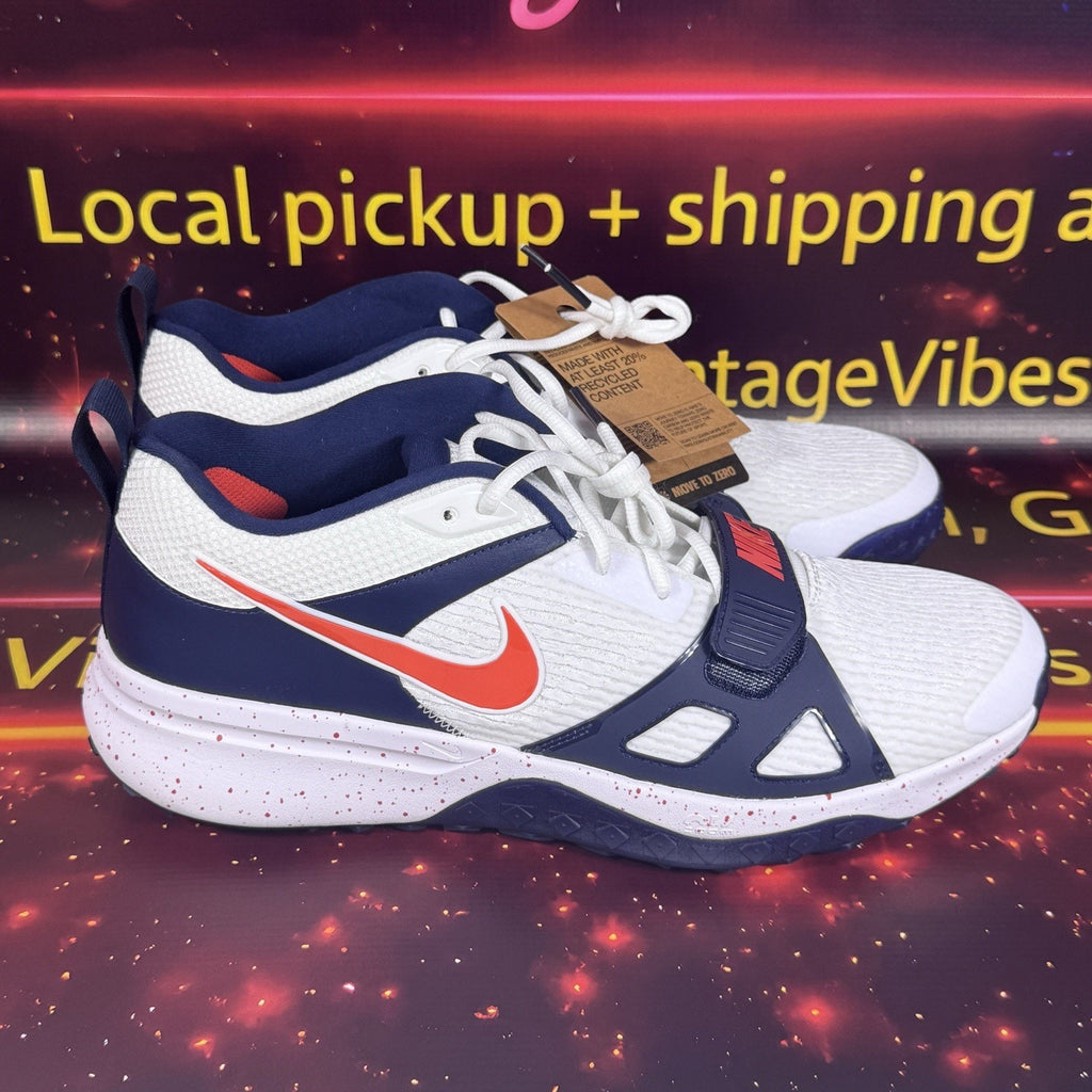 Nike Air Zoom Diamond Turf Elite Virginia PE Baseball Shoes Men 13 HQ1432-100