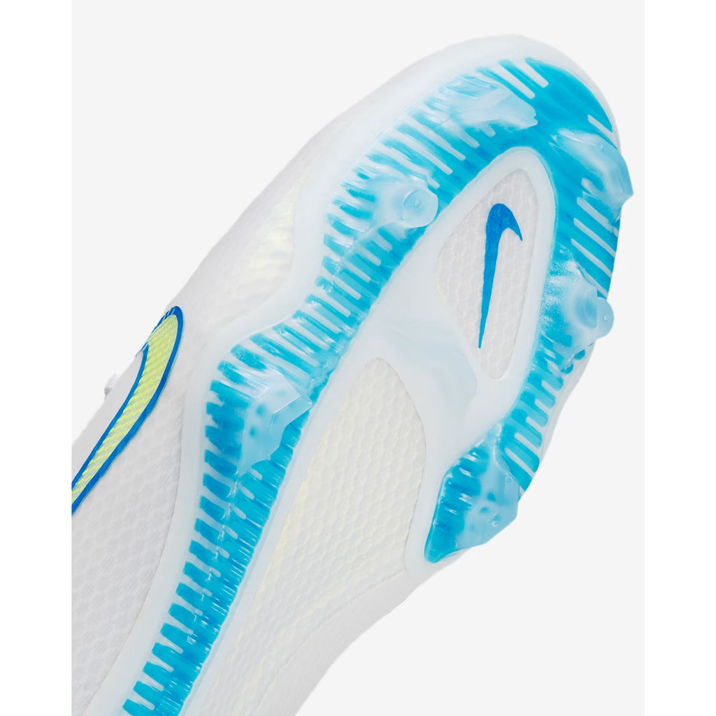 Nike Huarache 9 Elite LAX SE Lacrosse Cleats Men 6 / W 7.5 White Volt FV6147-100