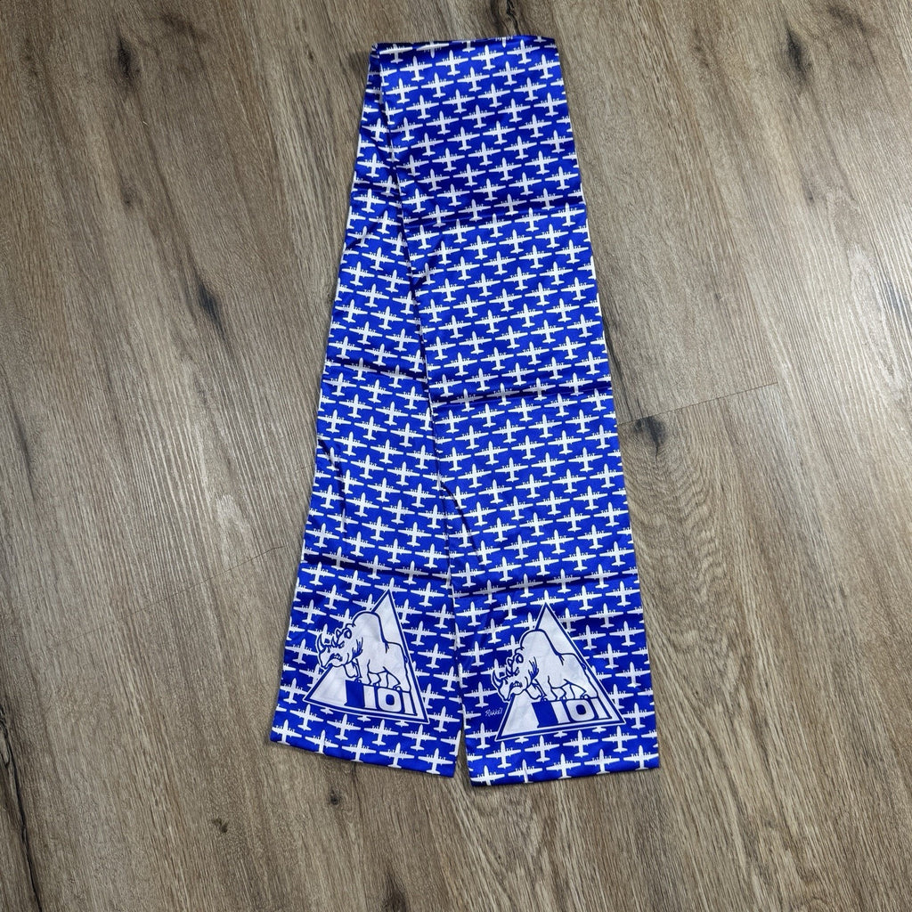 Vtg Rakkel RAMA World 101st ARW KC-135 Air Force Flight Scarf 45” USA Military