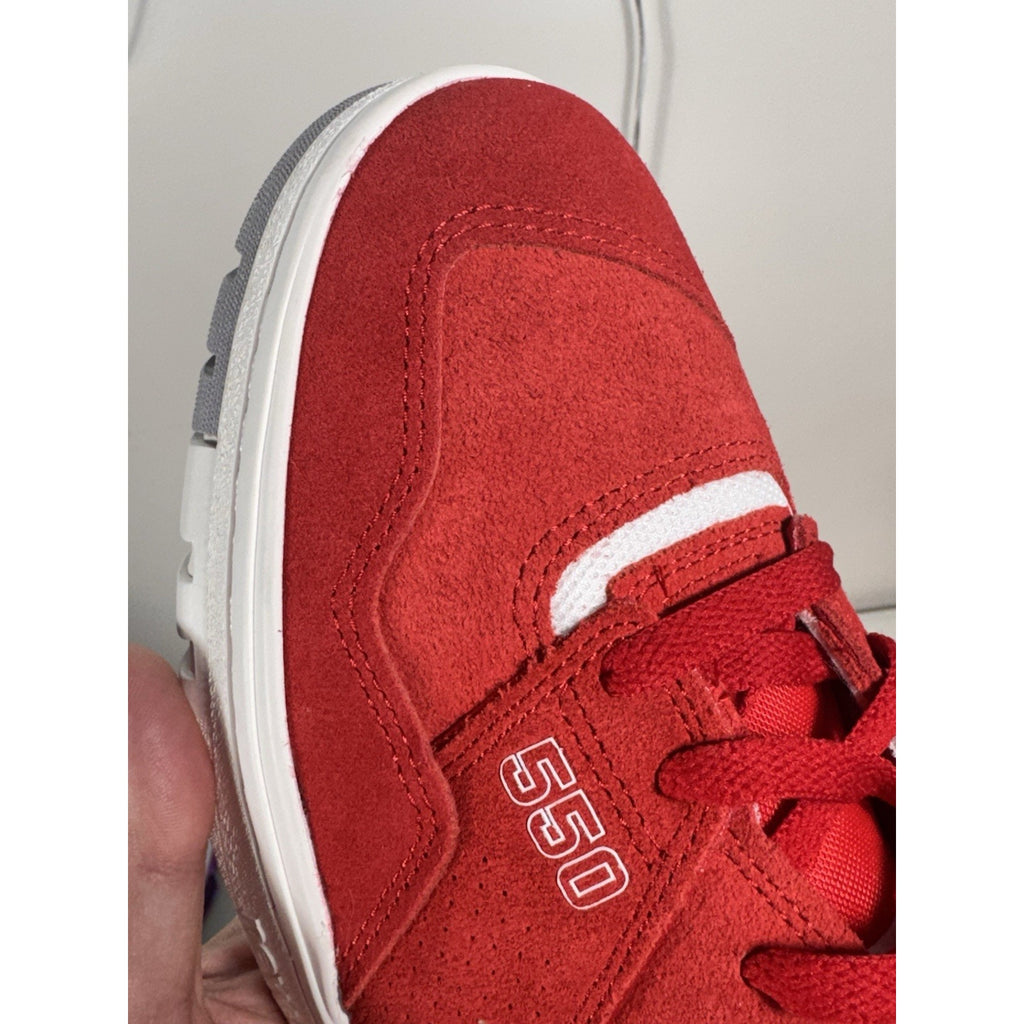 New Balance 550 Suede Team Red BB550VND Men’s 11.5 Retro Low Basketball Sneaker
