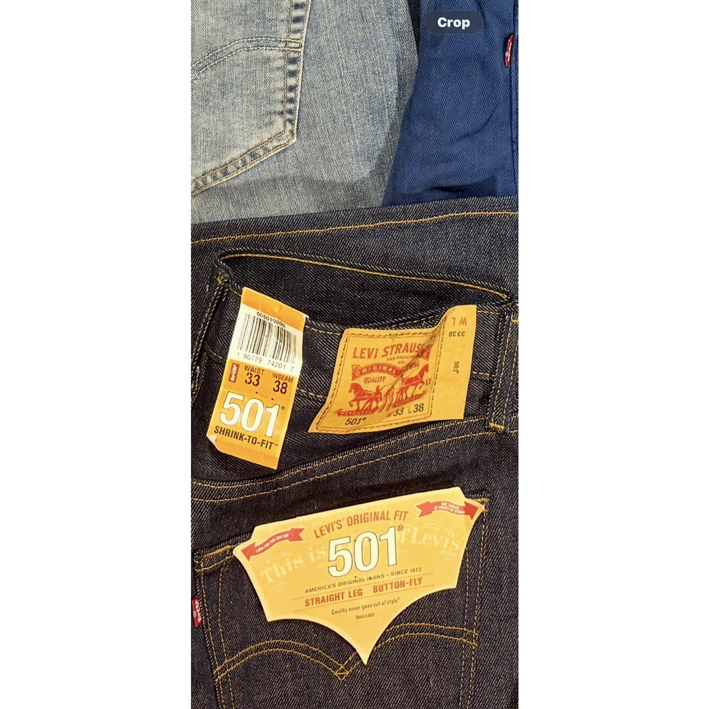28 Pair Levi’s Jeans Lot 501 505 511 512 541 550 560 NWT USA Reseller Denim Lot
