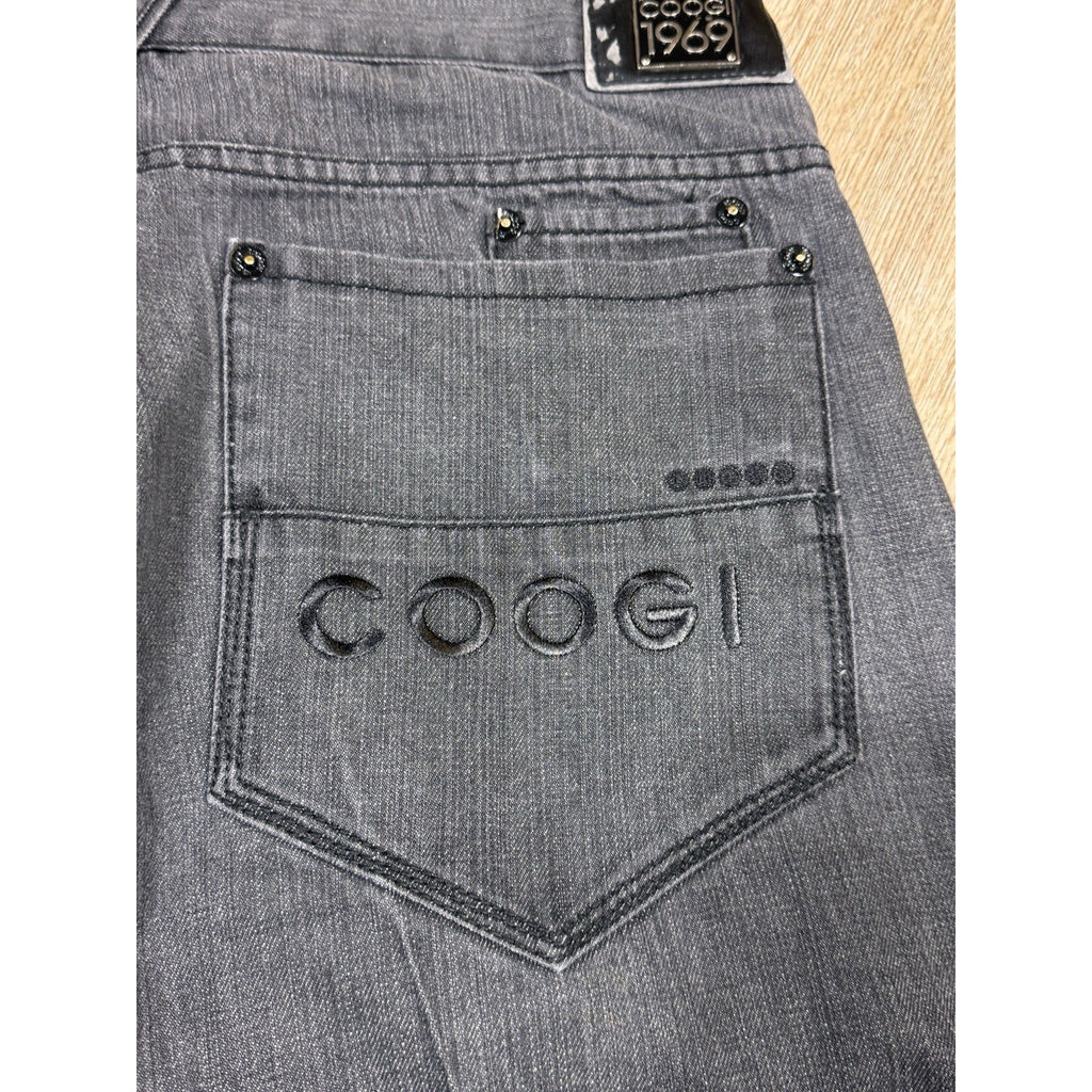Y2K COOGI Australia Men’s Sz 42 x 35 Denim Jeans w/ Embroidered Logos Big Baggy