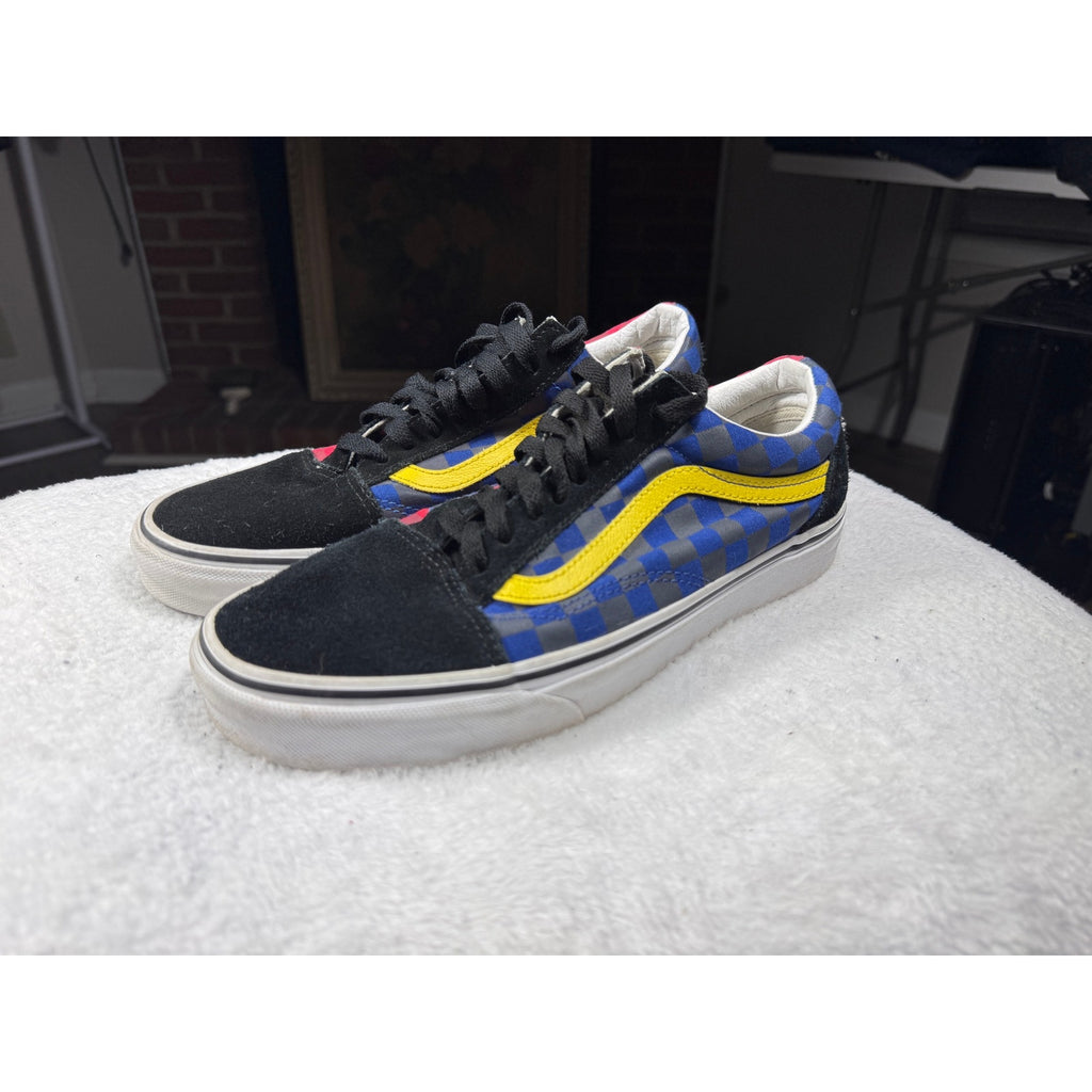Vans Old Skool Mismatch Checkerboard Colorblock Skate Shoes Men’s 8 W 9.5 500714