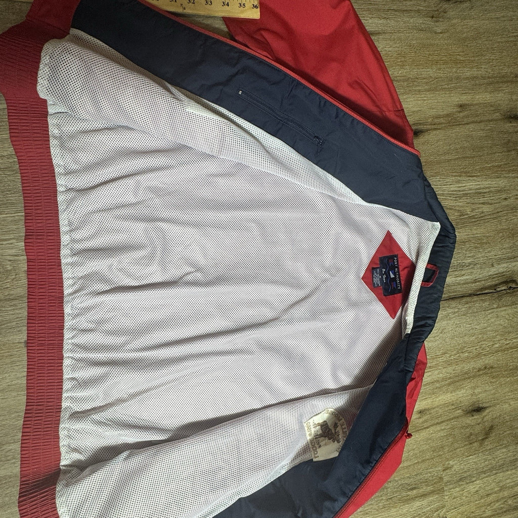 Port Authority On Tour Knoxville Moose Lodge #1560 Windbreaker Jacket Mens M Red