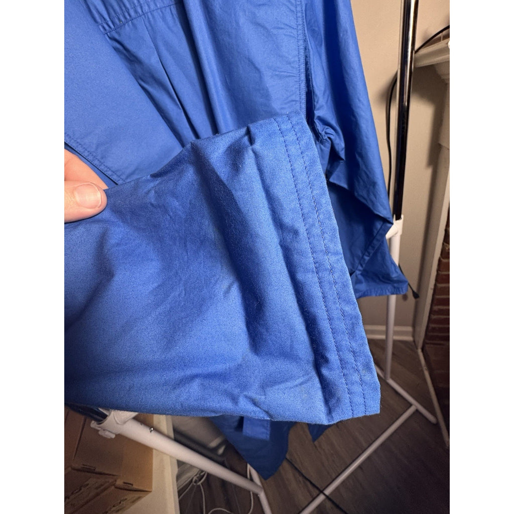 Vtg Doncaster Blue Trench Coat Belted Lightweight Long Jacket Women’s Small-Med