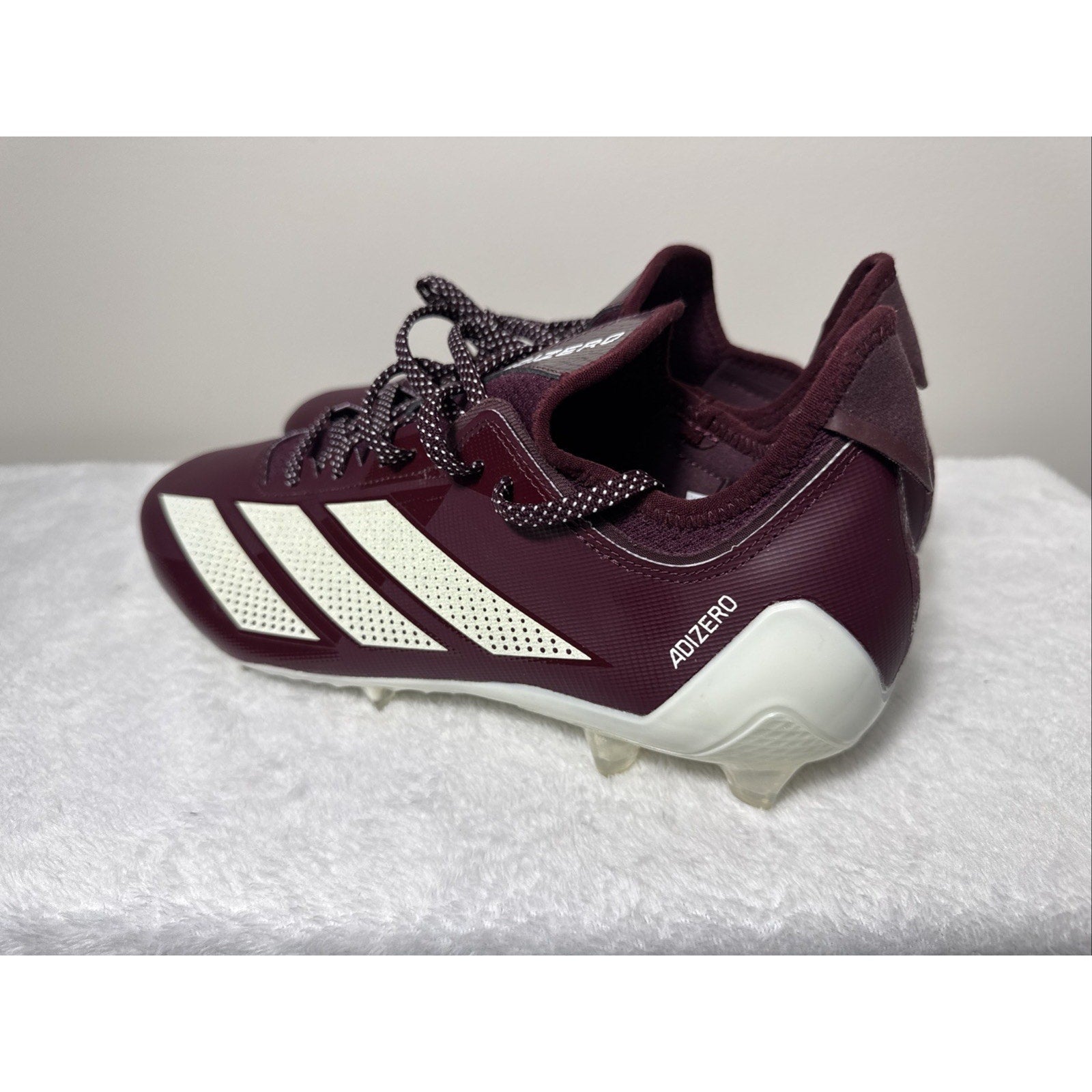 Adidas Adizero Electric.1 Football Cleats Men’s Sz 11.5 Maroon White NFL New