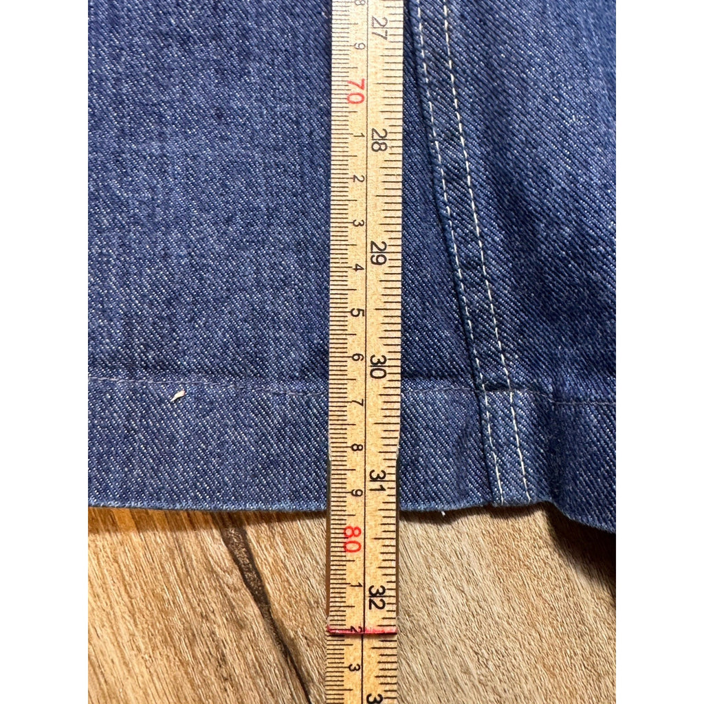Vtg 80s 90s Matt Andrews Denim Blazer Jacket Sz 44 XL Blue Y2K