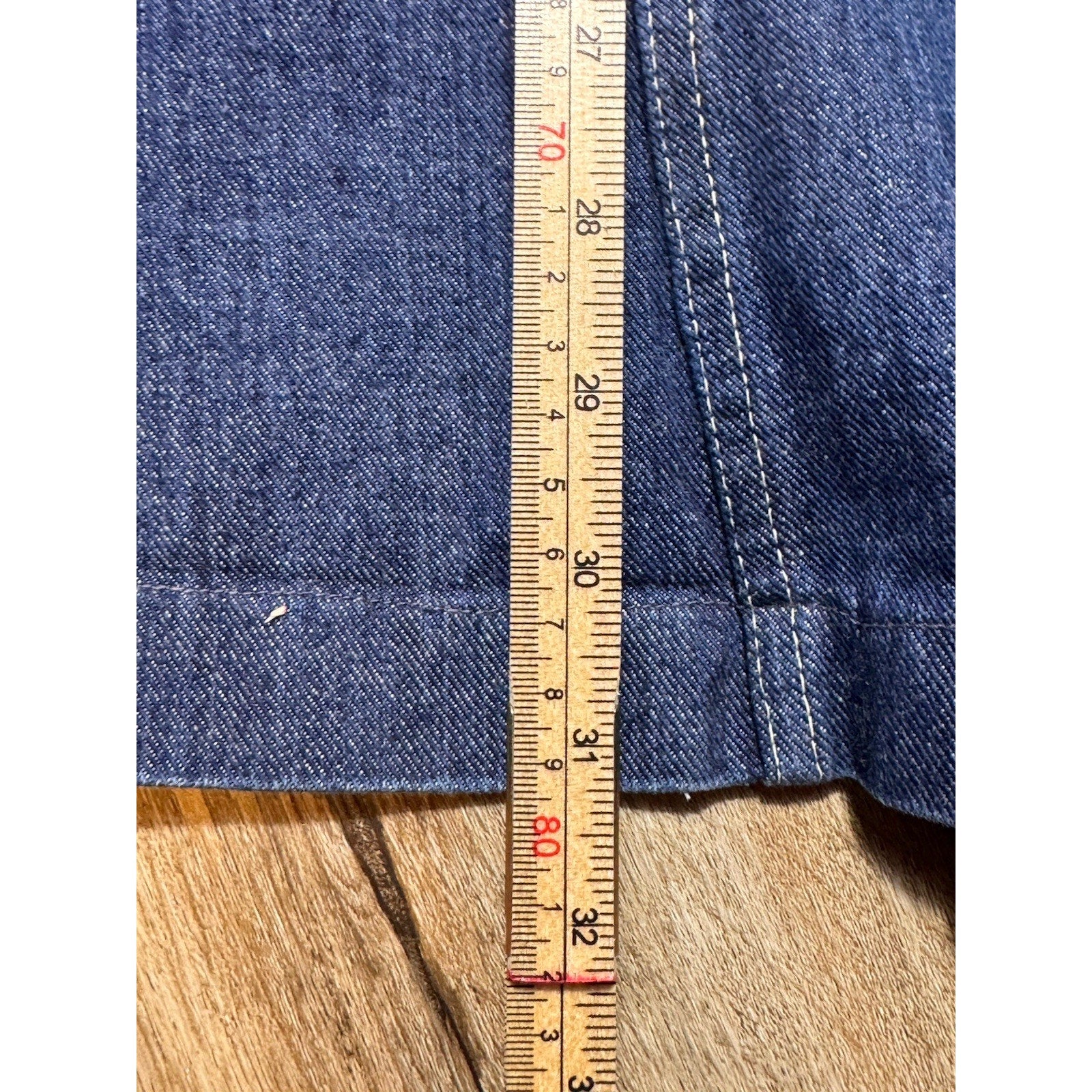 Vtg 80s 90s Matt Andrews Denim Blazer Jacket Sz 44 XL Blue Y2K