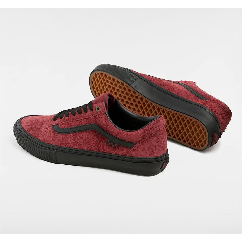 Vans Skate Old Skool Hairy Suede Burgundy White Men’s 6 Women’s 7.5 VN0A2Z32KGD New
