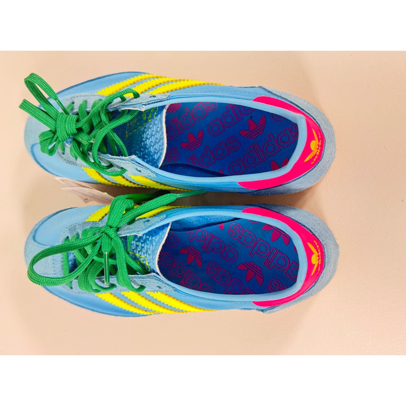 Adidas SL 72 OG W Blue Yellow Pink JI0196 Retro Runner Women’s 7.5 New