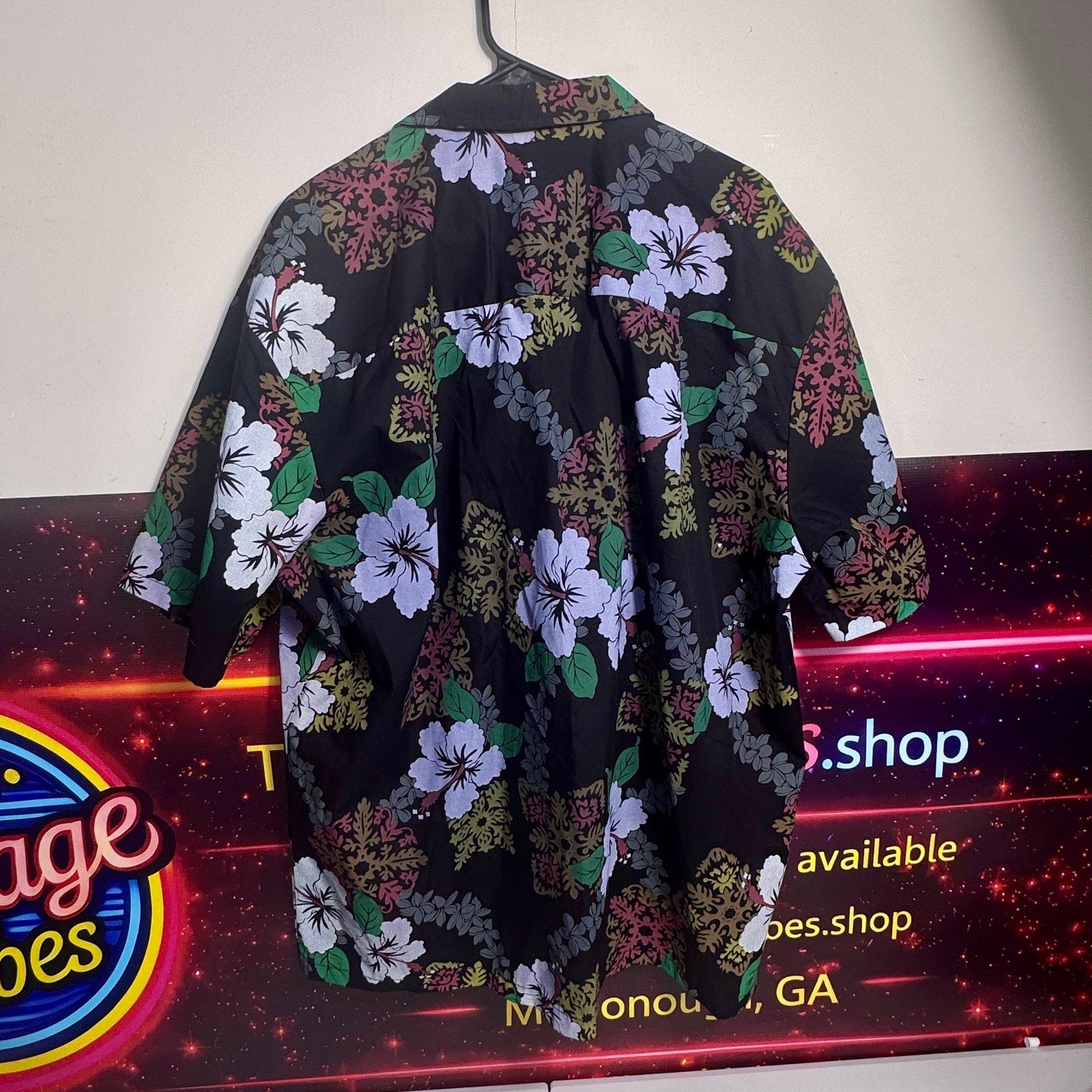 Vintage Pacific Wave Hawaiian Shirt XL Made In Hawaii USA Floral Aloha Camp