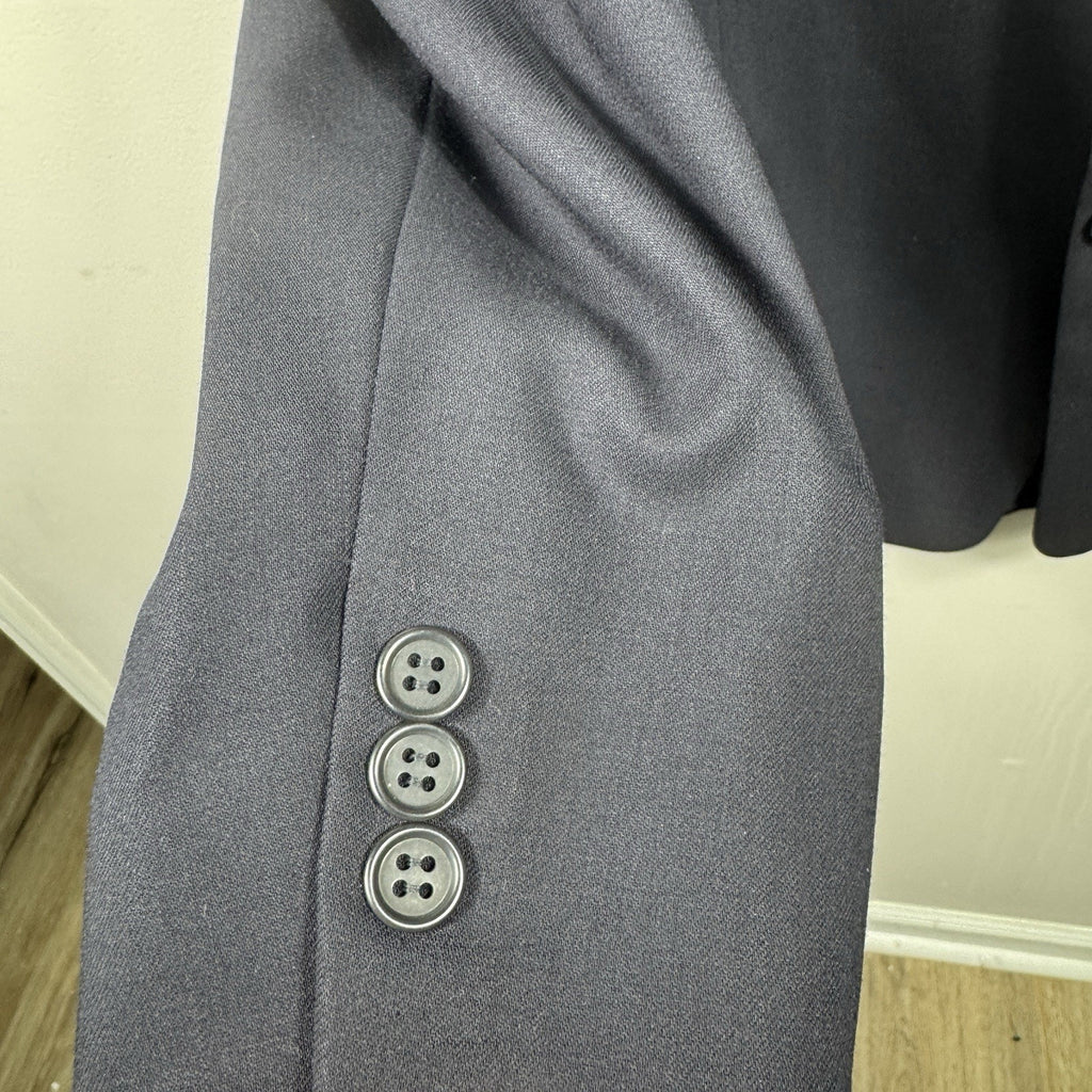 Vtg Giorgio Armani Le Collezioni 44L Blazer Sport Coat 100% Virgin Wool Italy