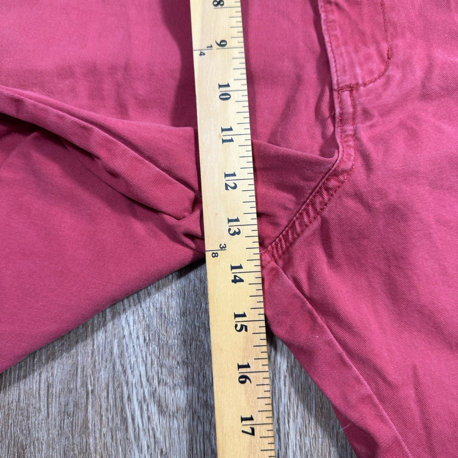 Wrangler Mens Size 42 Red Cargo Casual Comfort Cotton Shorts