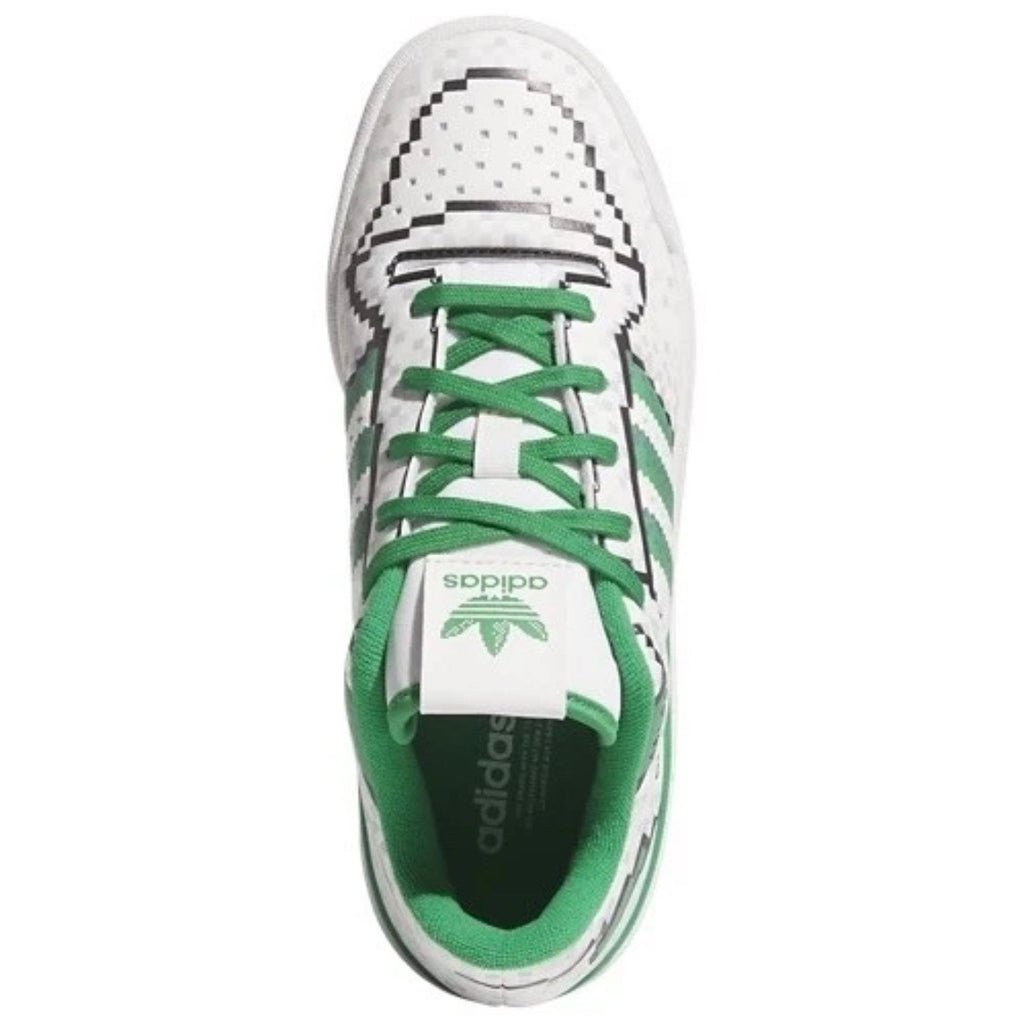 Adidas Forum Low 8-Bit Pixel Green White Sneakers FVU 001001 Men’s 6.5 W 7.5