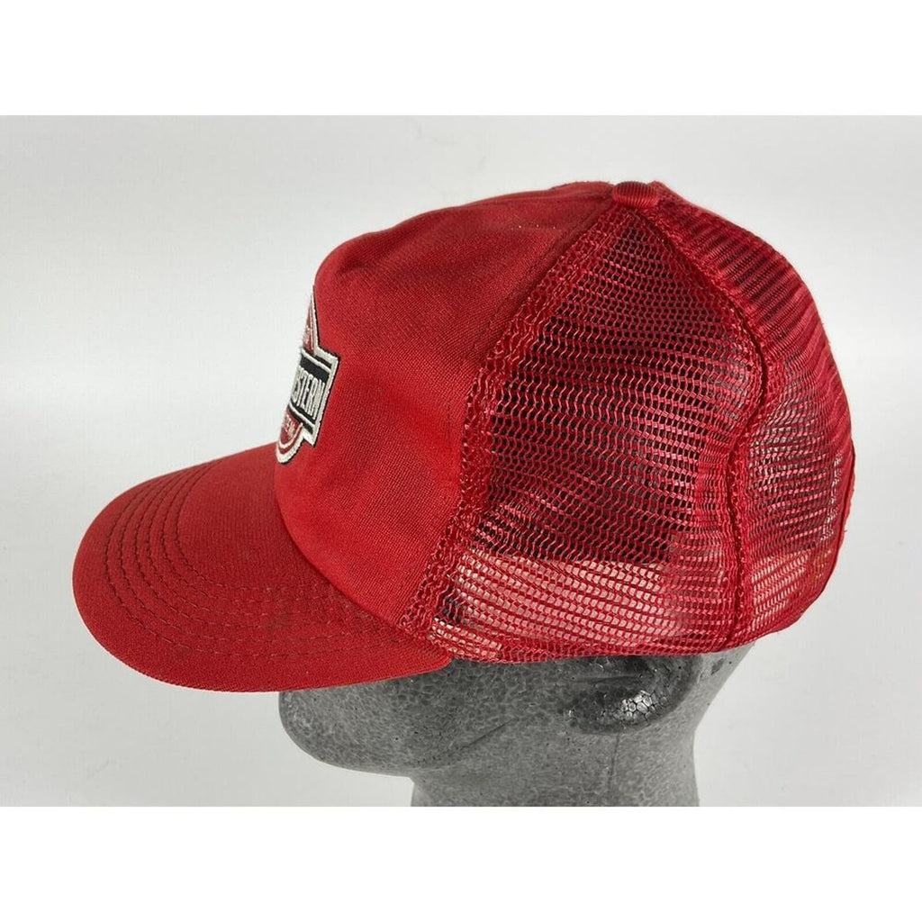 Vintage Chicago And Northwestern Train System Cobra Cap Trucker Hat Cap Snapback