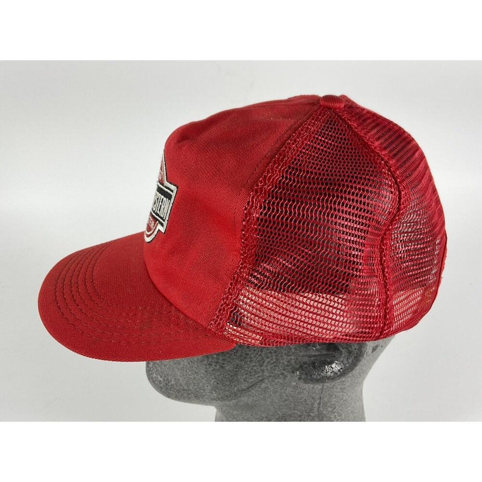 Vintage Chicago And Northwestern Train System Cobra Cap Trucker Hat Cap Snapback