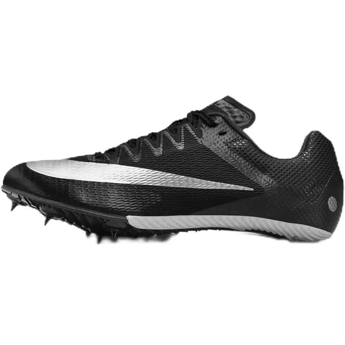 Nike Zoom Rival Men Sprint Track And Field Black Metallic Silver 8.5 DC8753-001