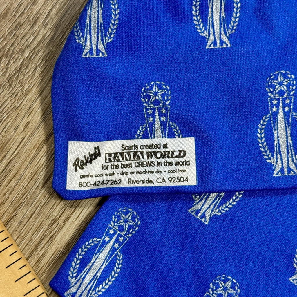 Vtg Rakkel RAMA World USAF Air Mobility Command AMC Flight Crew Scarf Made USA