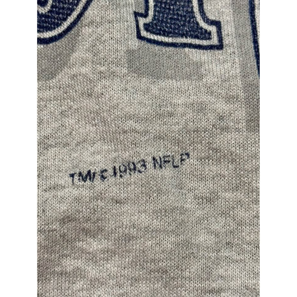 Vintage 1993 Dallas Cowboys NFC East Champs Crewneck L Gray USA -