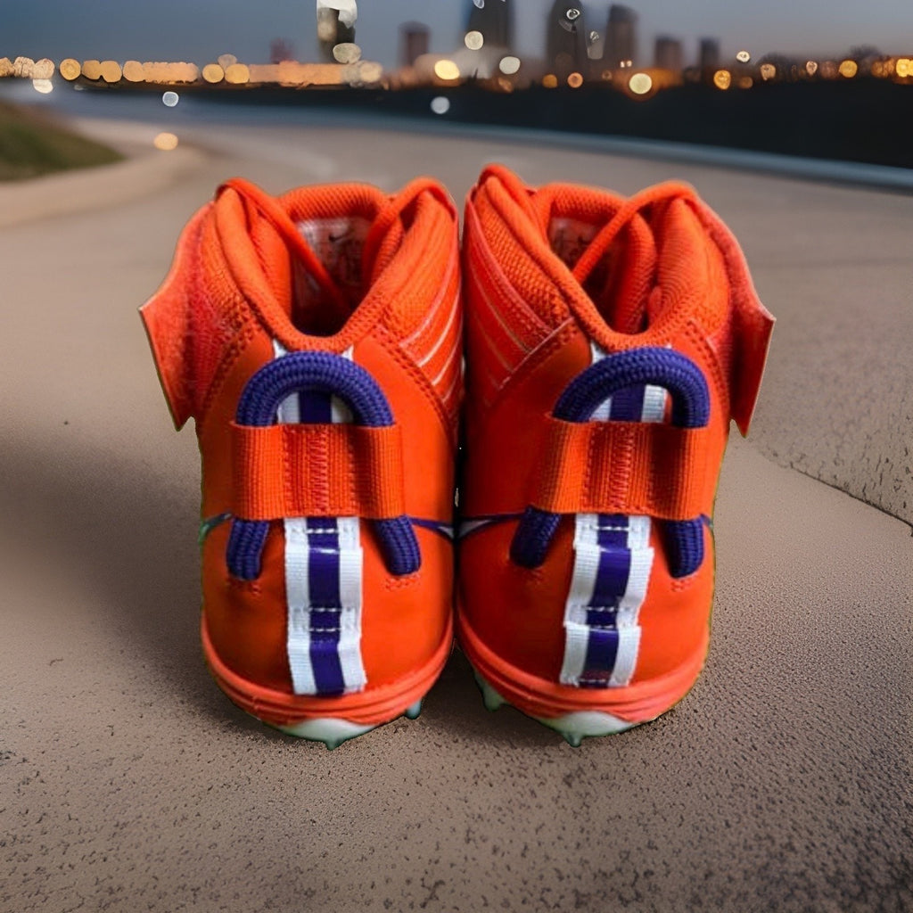 Nike Force Savage Pro 2 PE Clemson Orange Football Cleats CI9869-800 Size 18
