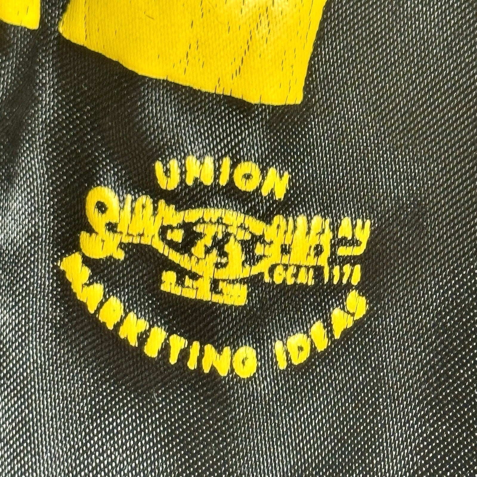 Vtg West Wind Glaziers Local 27 Union Satin Jacket USA ACTWU Men’s M Chicago HTF