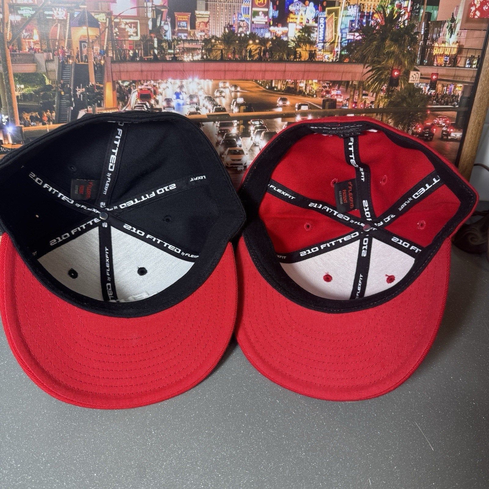 2000s Full Tilt Poker Online Gambling WSOP Flex Fitted Hat 7 1/4-7 5/8 L XL Y2K