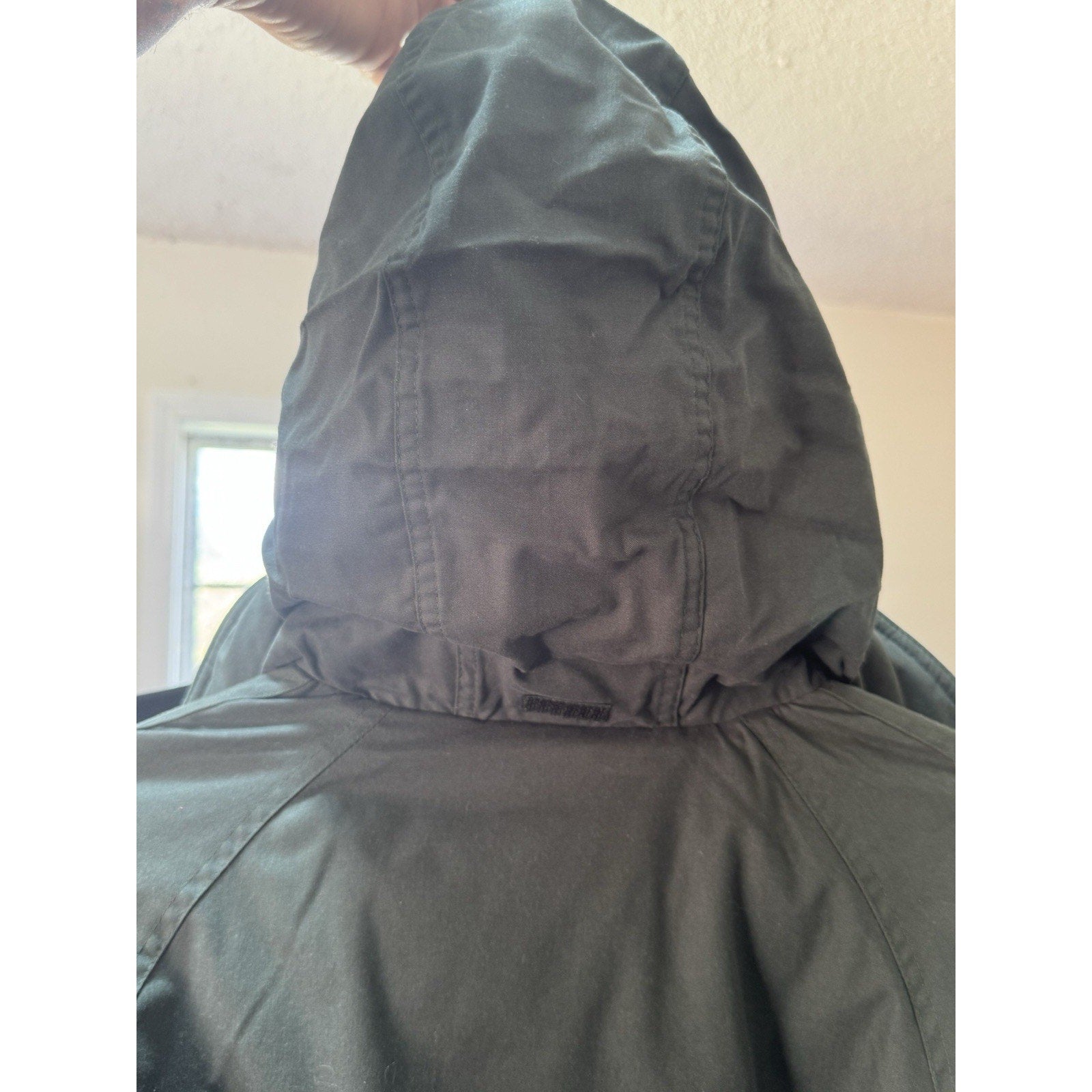 Vtg Pacific Trail Heavy Outdoor Jacket Green Fleece Lined Hooded Coat Size M-L