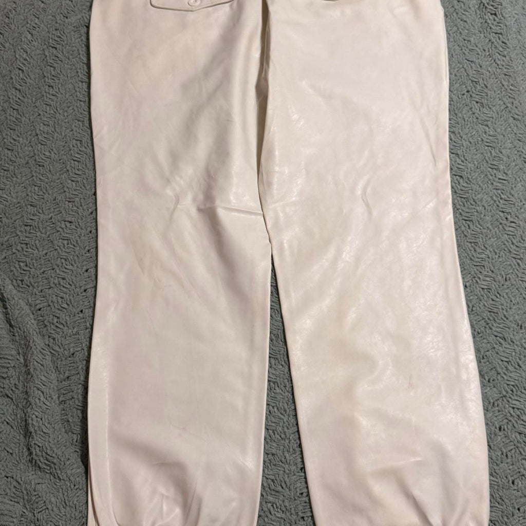 Akademiks faux leather jogger pants