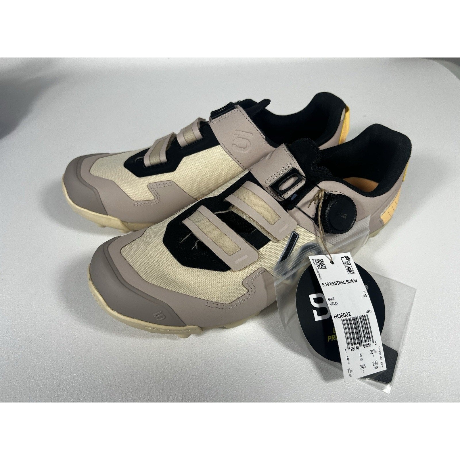 Adidas Five Ten 5.10 Kestrel BOA Biking Shoes Sand Violet Acid HQ6032 Sz 8.5