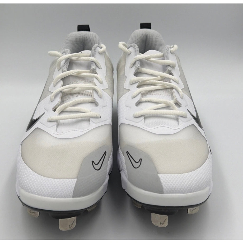 Nike Force Zoom Trout 9 Pro Baseball Cleats White Black FB2907-102 Mens Sz 8 NWT