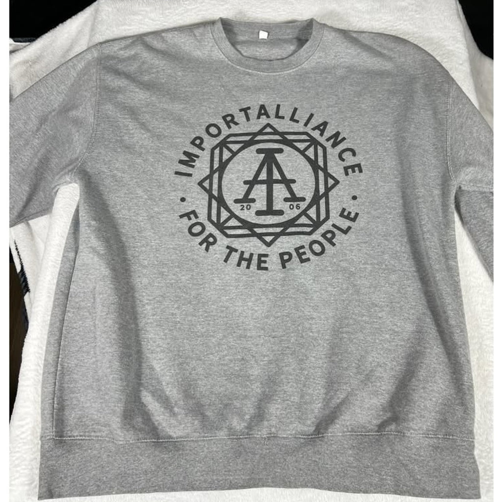 2006 Import Alliance Car Show Crewneck Sweatshirt Large Gray Comfort Wash Y2K