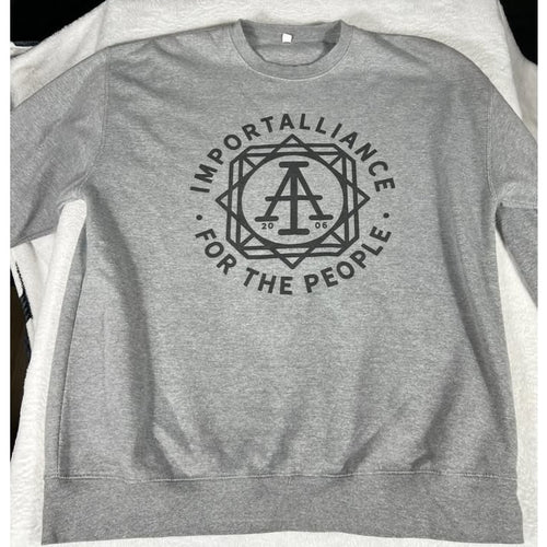 2006 Import Alliance Car Show Crewneck Sweatshirt Large Gray Comfort Wash Y2K