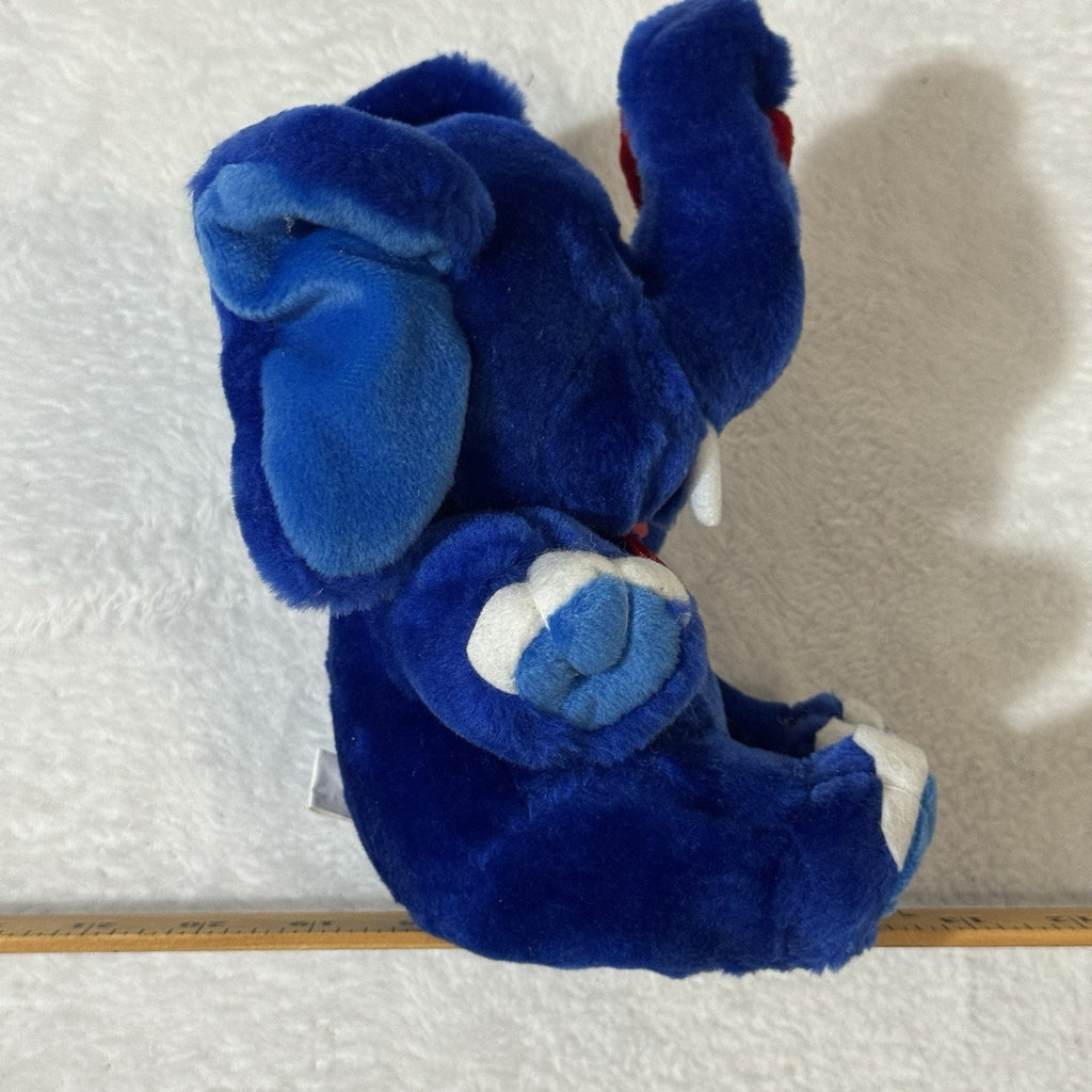 Rare Plush Appeal Blue Elephant Plush Stuffed Animal I Love You Heart Vtg NWT
