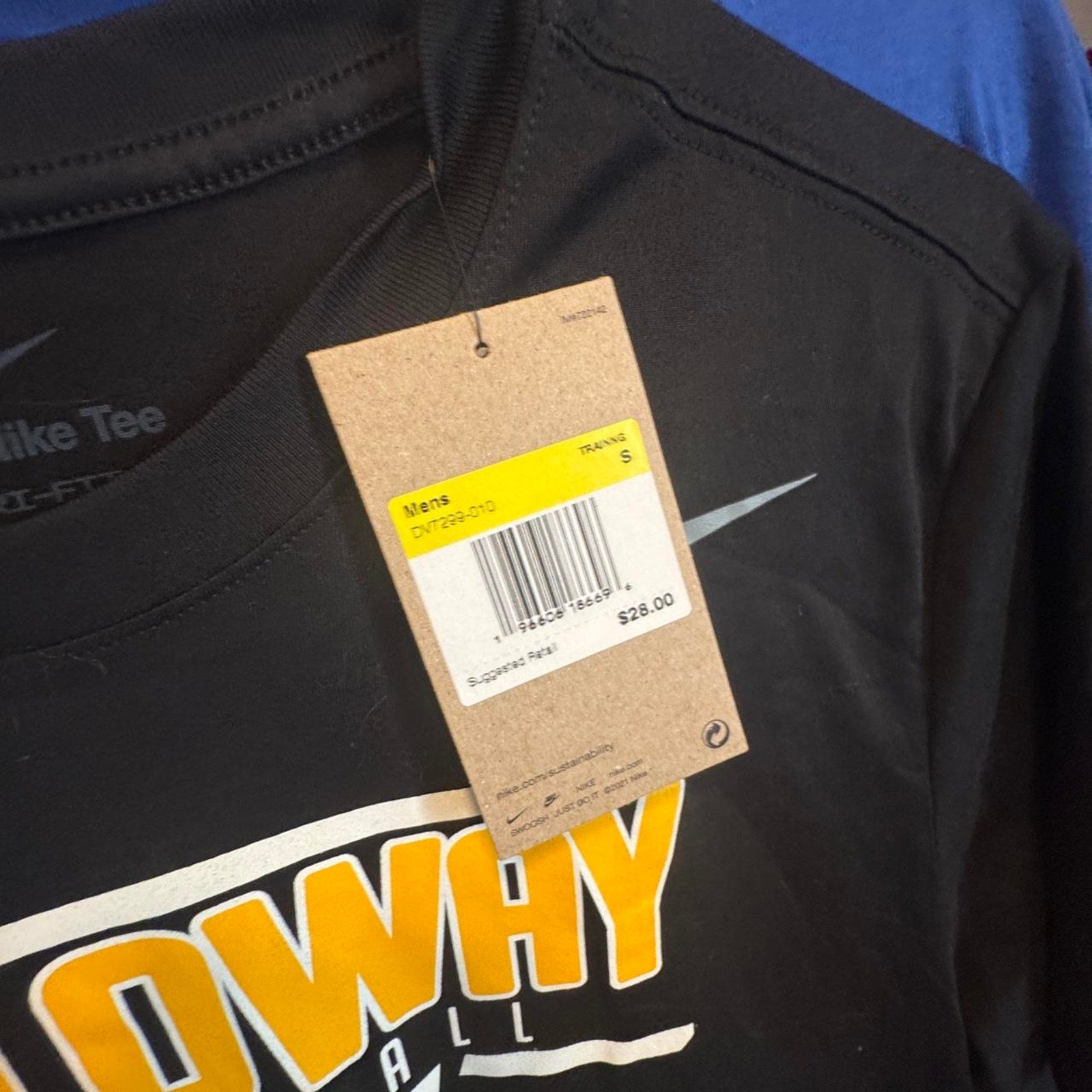 Nike galloway basketball black t shirt