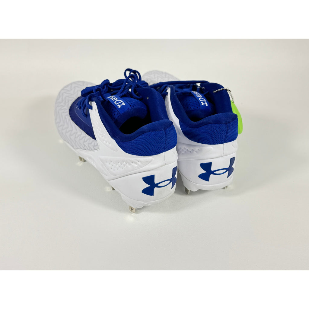 Under Armour Yard MT 3.0 Baseball Cleats Blue Metal Spikes Sz 8 3027450-101