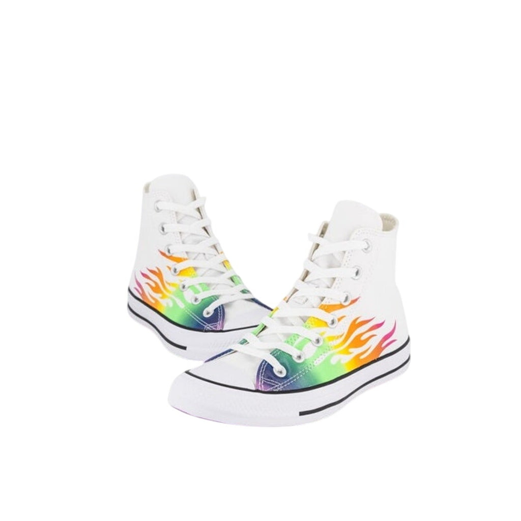 Converse Chuck Taylor All Star Pride LGBTQ Rainbow Flame High Top Men 13 A15780C