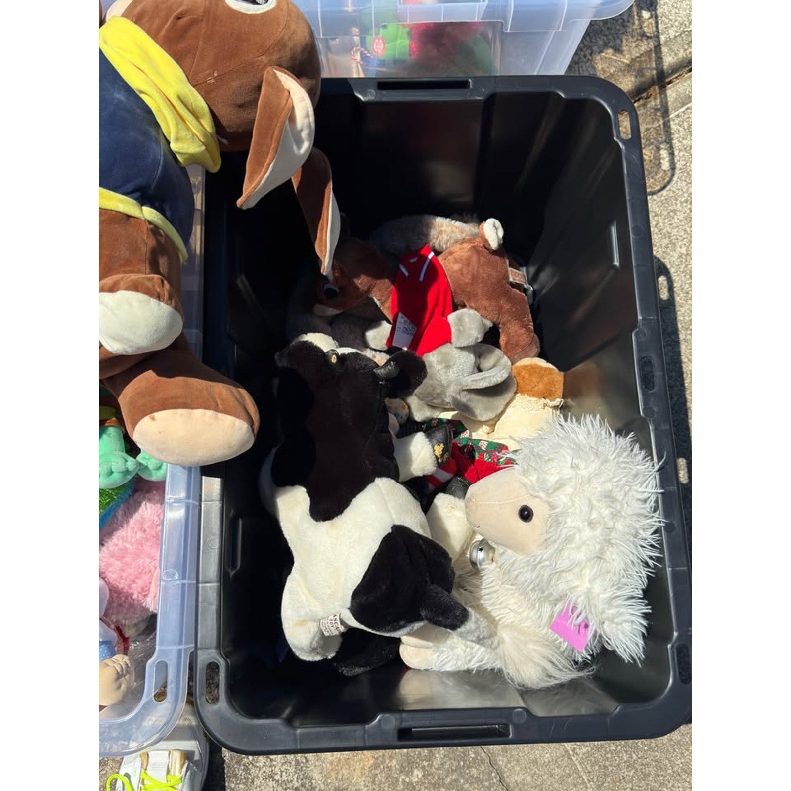 Massive Plush Lot (6 Full Totes) Vintage 80s 90s Build A Bear Cabbage Patch + Characters