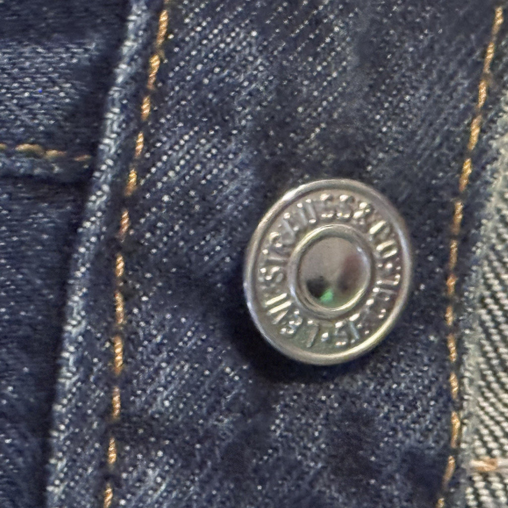 Vtg Men’s Levis 501 Denim Blue Jeans 2007 38x30 Dark Rinse Indigo Button Fly Y2K