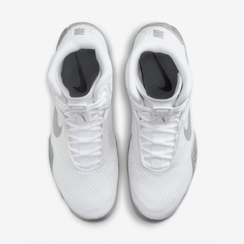 Nike Tawa Wrestling Shoes CI2952-100 White Metallic Silver Flyknit Men’s 11 New