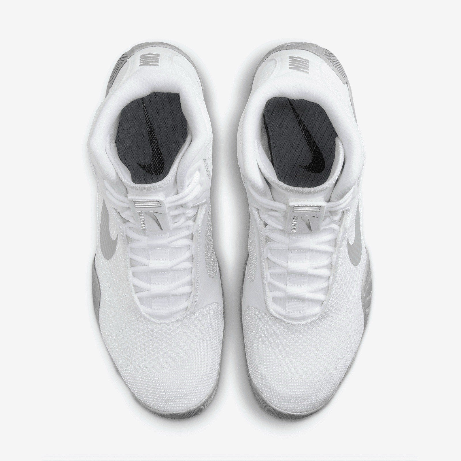 Nike Tawa Wrestling Shoes CI2952-100 White Metallic Silver Flyknit Men’s 11 New