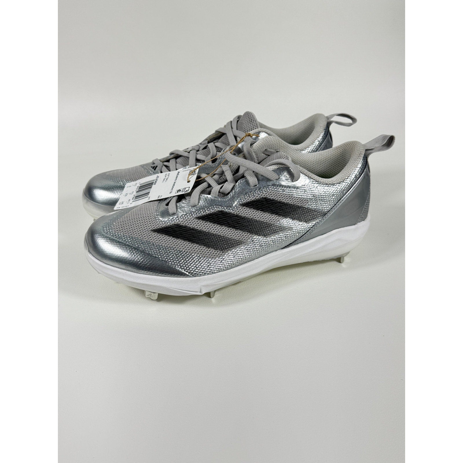 Adidas Adizero Instinct Si Softball Cleats Silver Black Women’s 8 JS2988 NWT