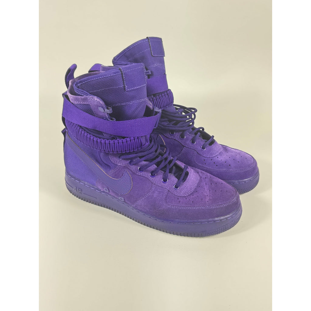 Nike SF Air Force 1 AF1 High Purple Dynasty Suede 864024-500 Mens Sz 11 2017