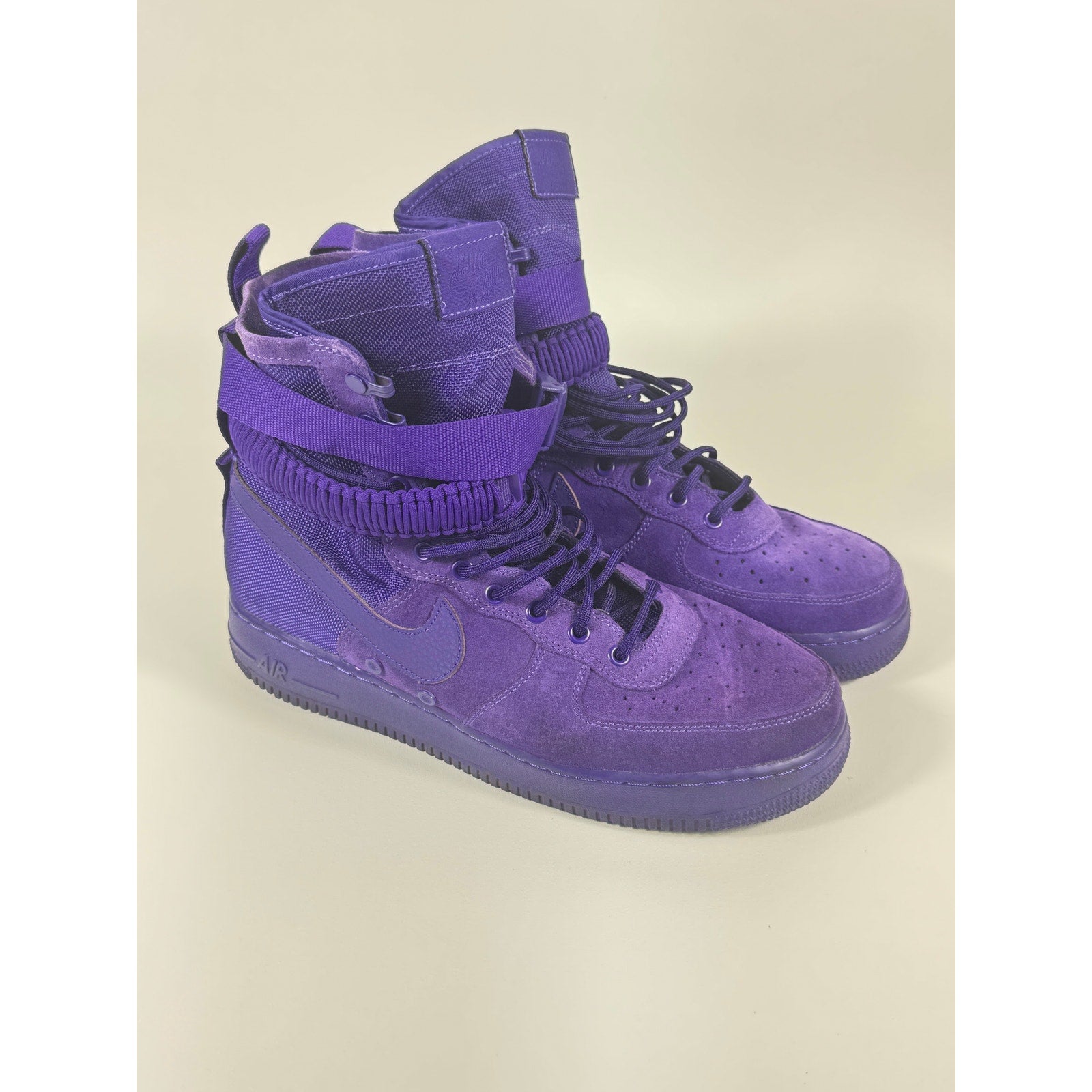 Nike SF Air Force 1 AF1 High Purple Dynasty Suede 864024-500 Mens Sz 11 2017