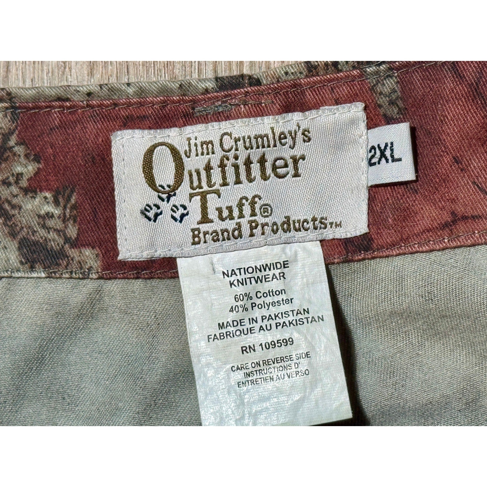 Jim Crumley Outfitter Mossy Oak Camo Cargo Hunting Pants Men’s 2XL 43x30
