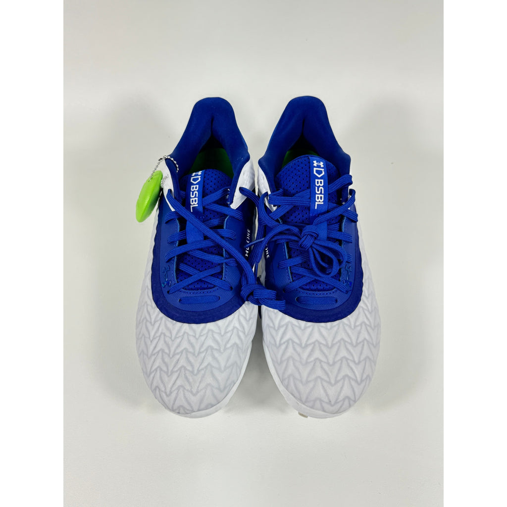 Under Armour Yard MT 3.0 Baseball Cleats Blue Metal Spikes Sz 8 3027450-101